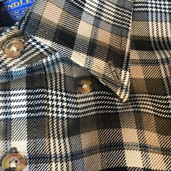 Sir Pendleton Shirt Men’s Plaid Button Down 100% Wool Medium Long Sleeve Casual - Picture 6 of 13